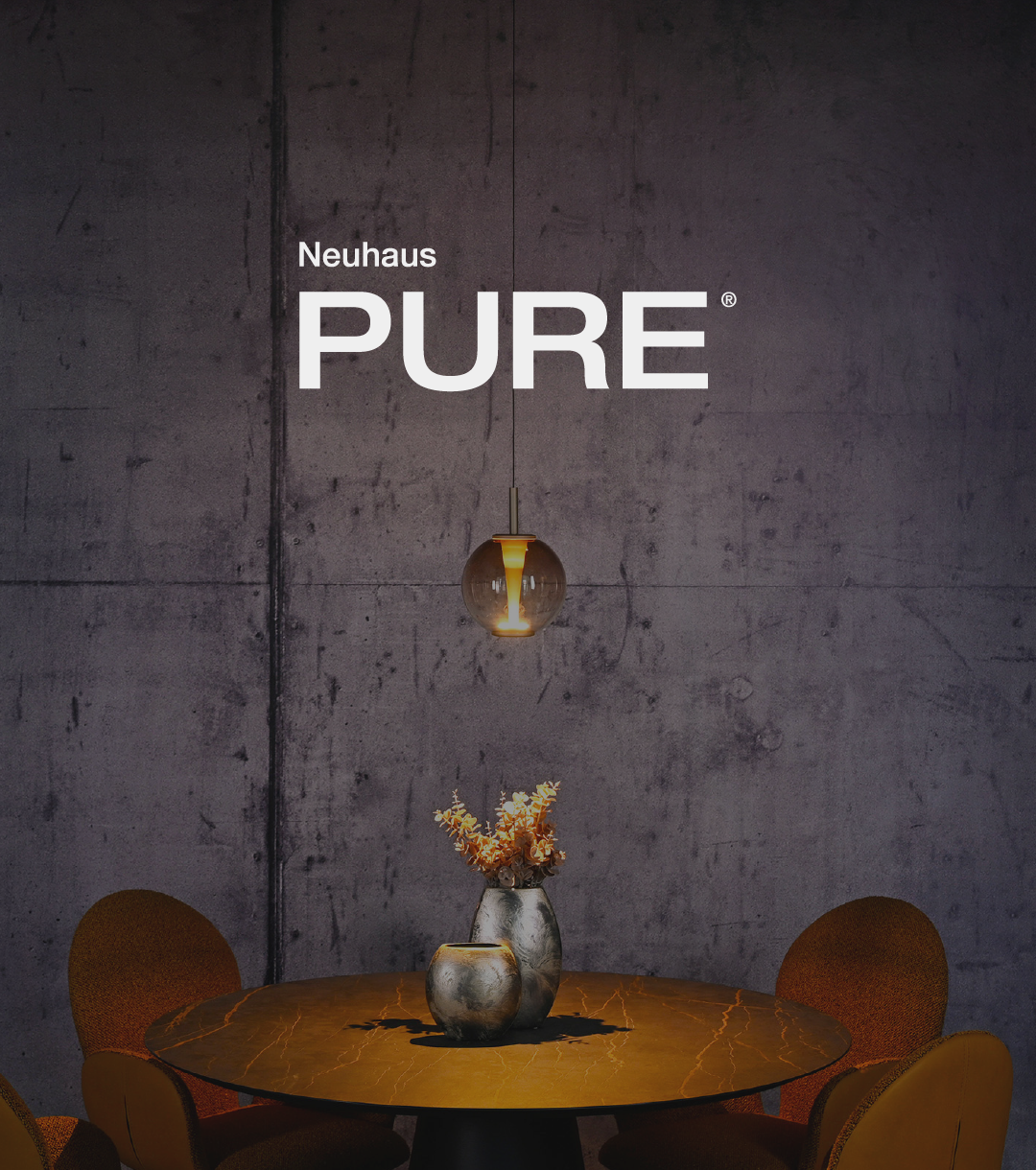 PURE – Lichtdesign & klare Formen