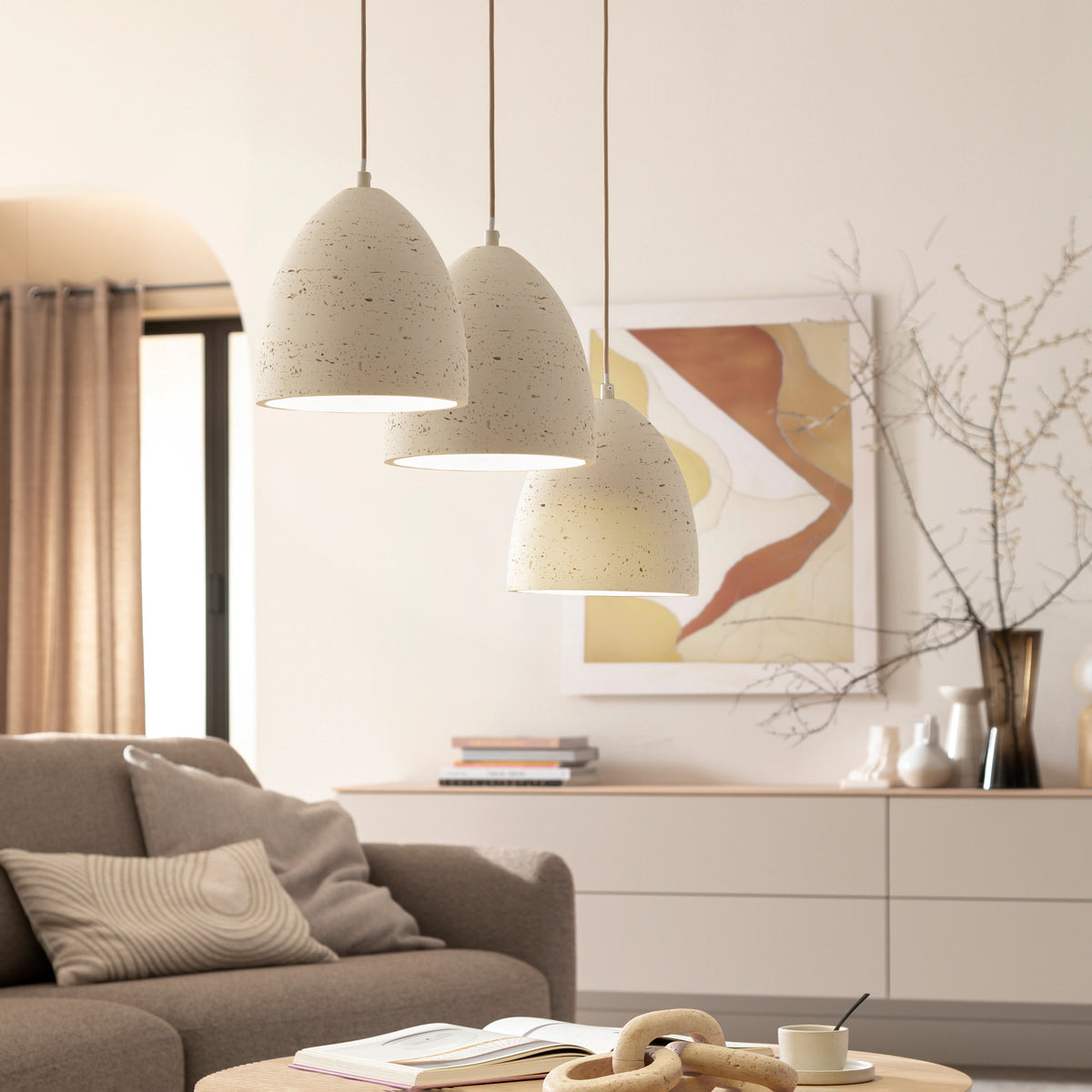 TRAVENTA, Pendelleuchte, 1000x210x1200x210