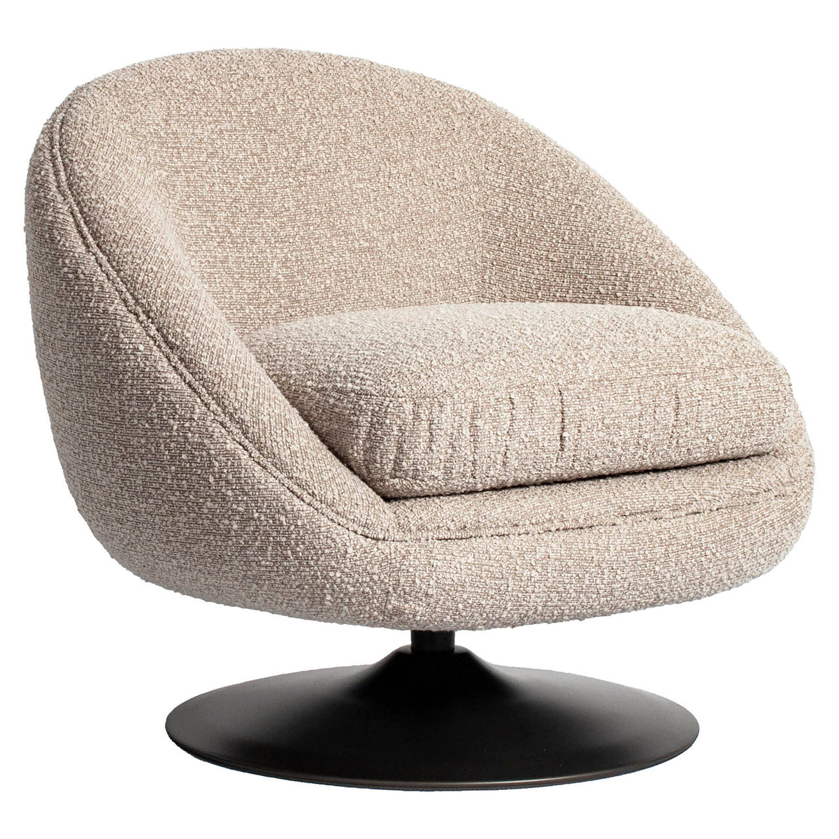 Lounge Stuhl Nodo natural chunky swivel