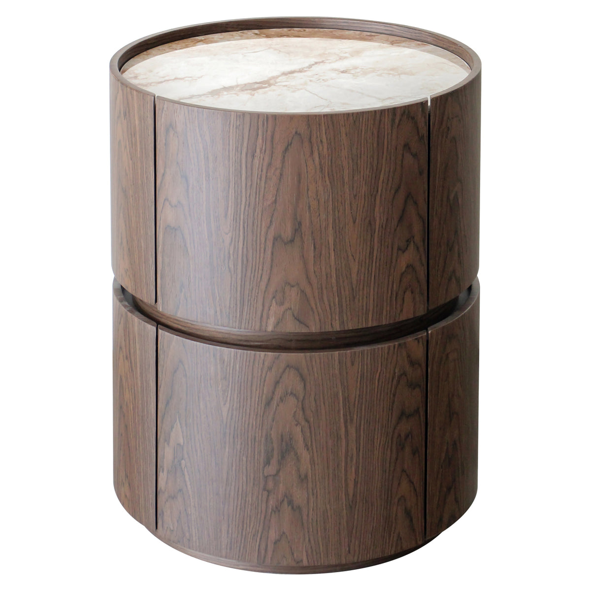Nachttisch Ellery brown 2-drawers