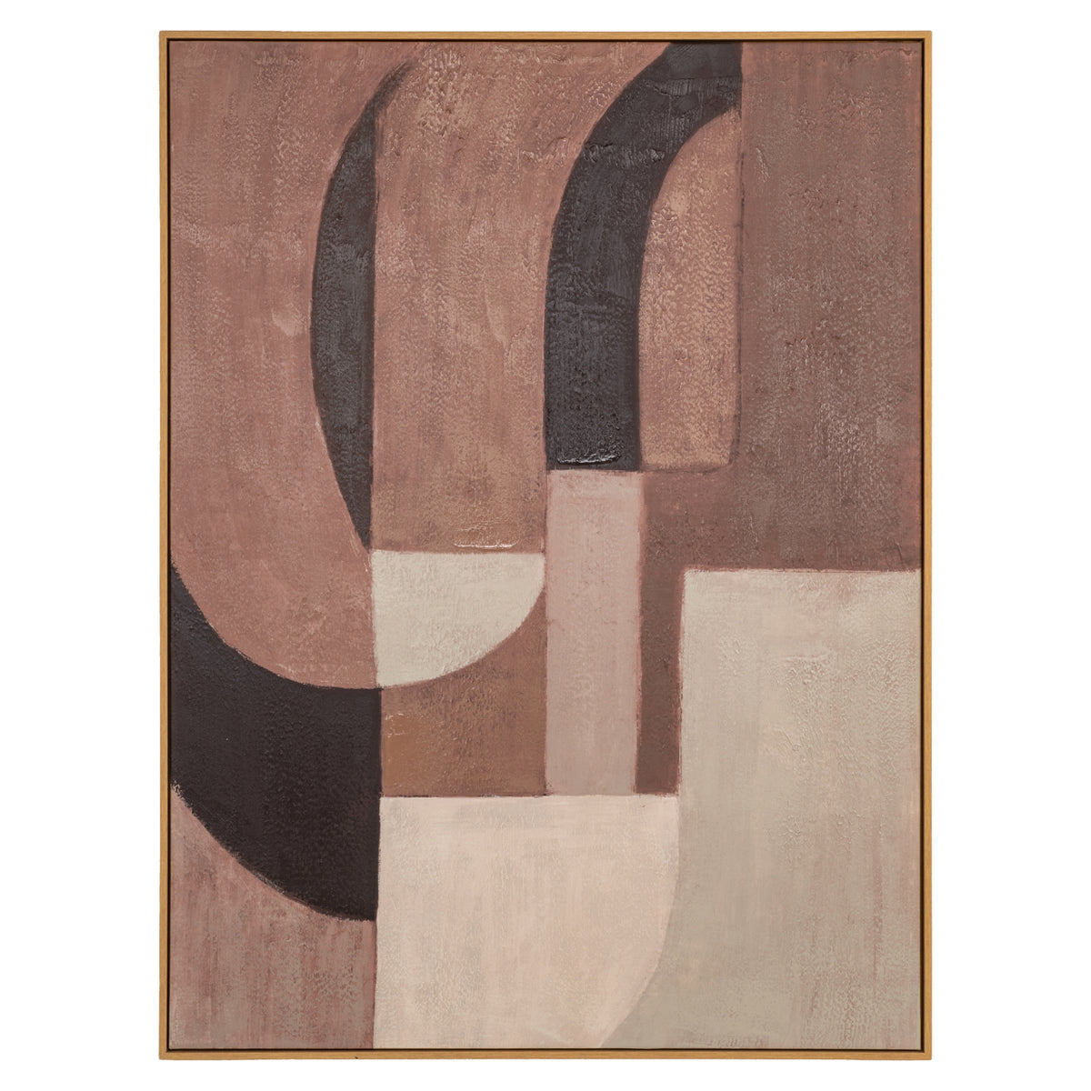 Wandkunst Tatu right brown