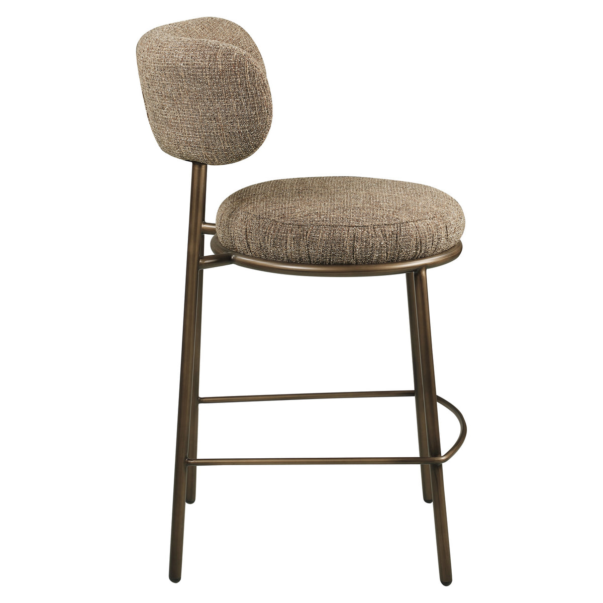 Thekenstuhl Encanto brown tweed