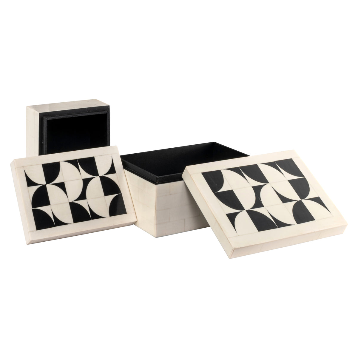 Aufbewahrungsbox Flake white (Set of 2)