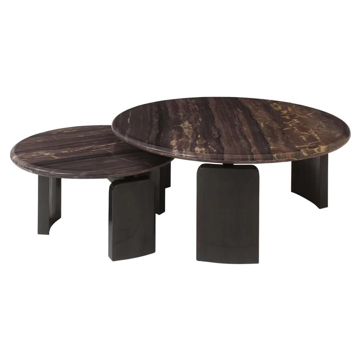 Couchtisch Menton burgundy (Set of 2)