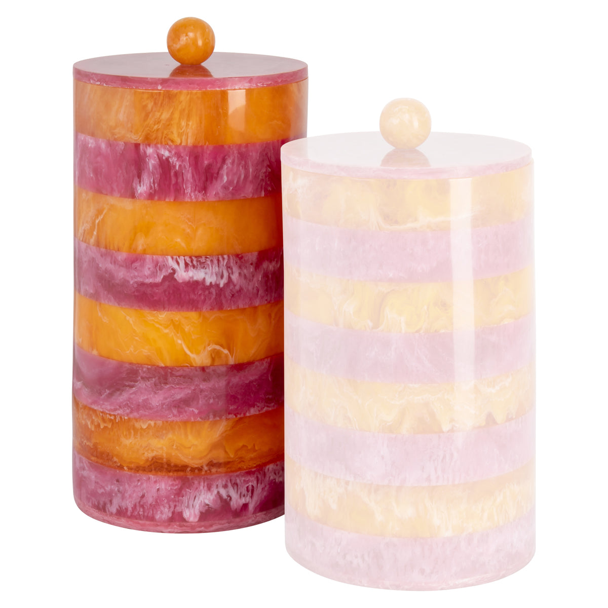 Aufbewahrungsbox Lilybelle pink/orange storage jar large