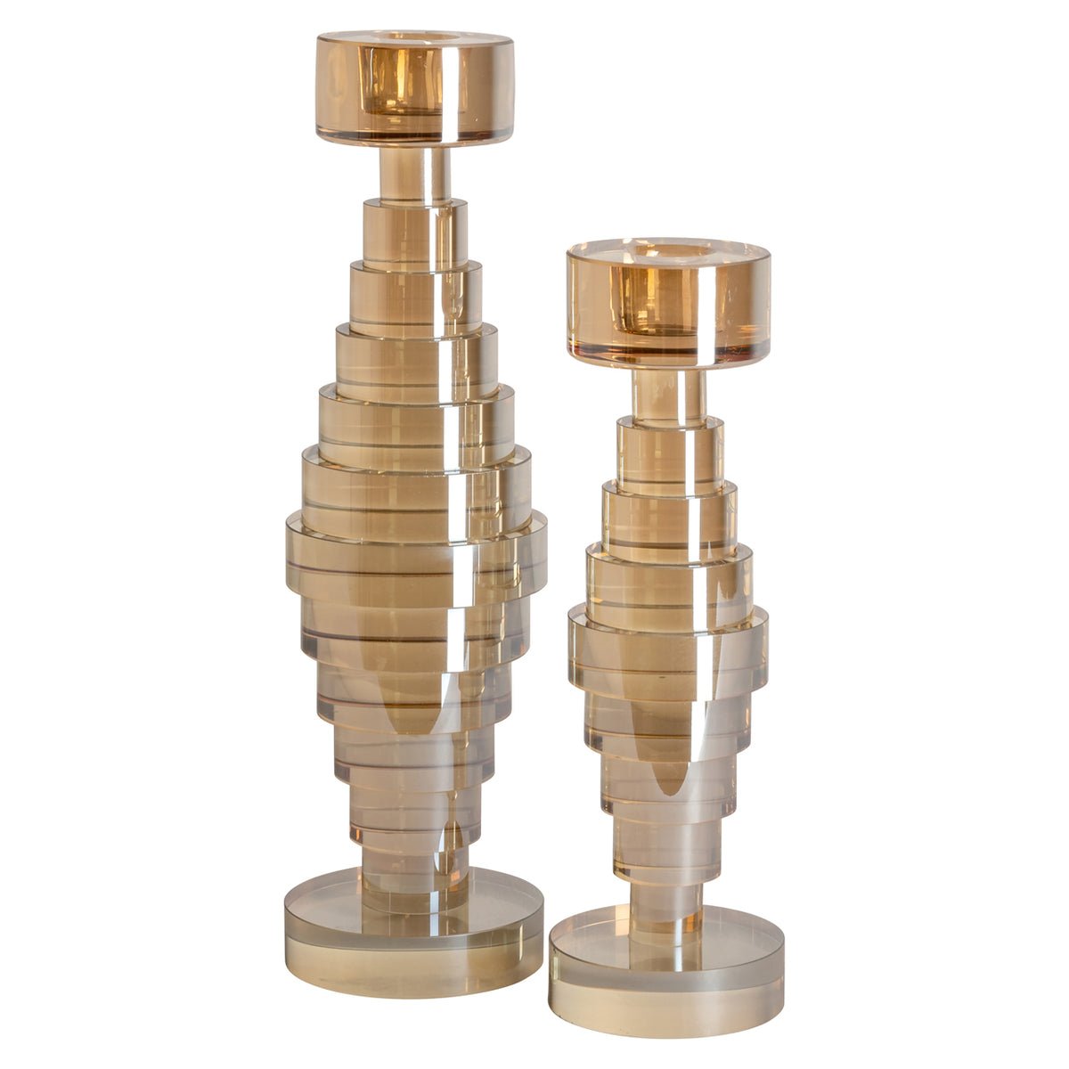 Kerzenhalter Bryn Champagne small