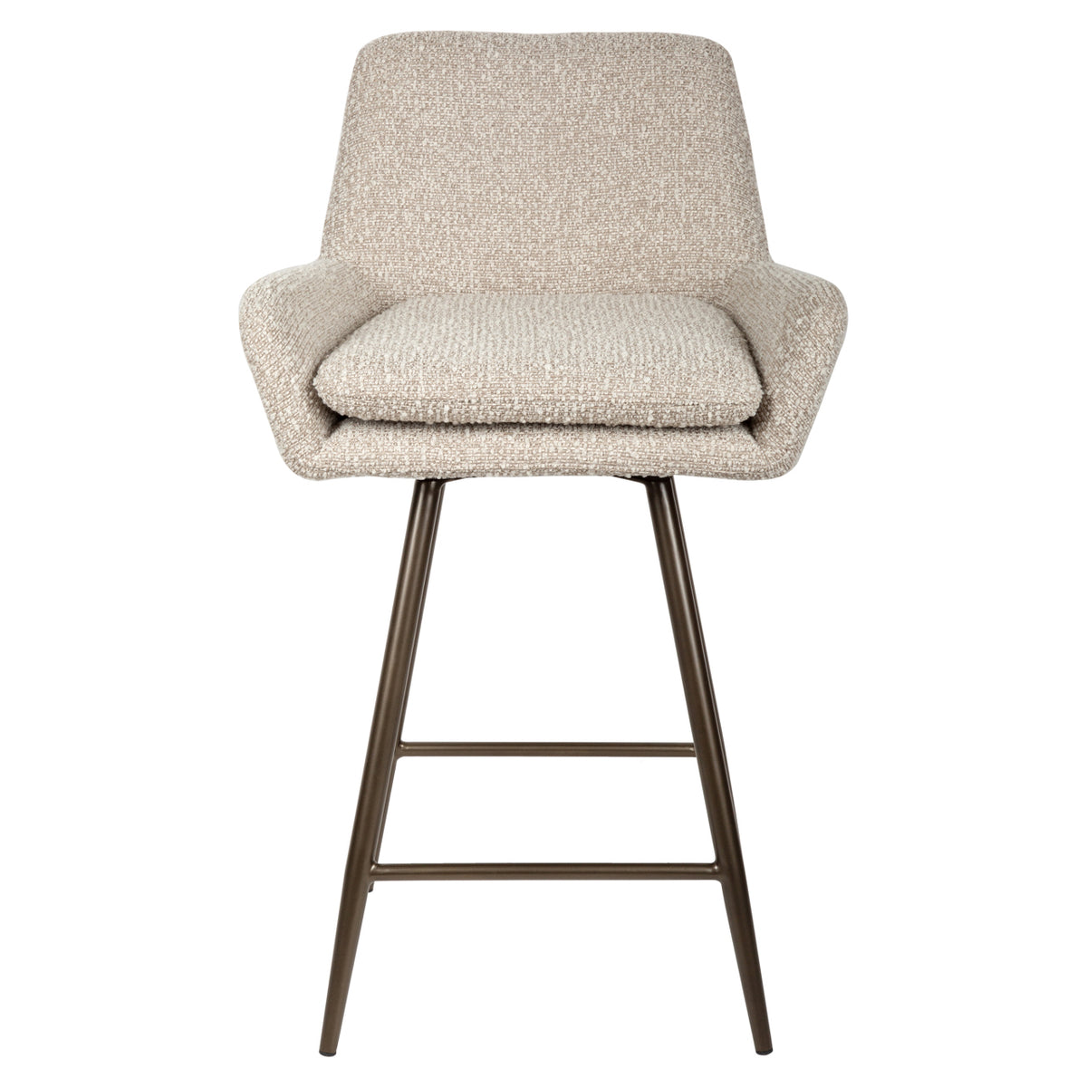 Thekenstuhl Linsey natural chunky swivel (Set of 2)