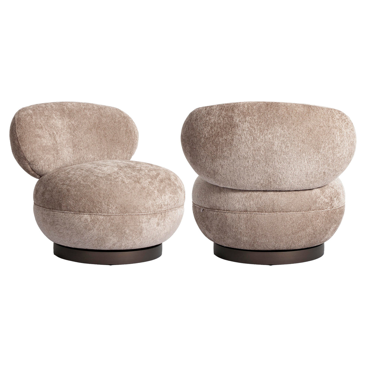 Lounge Stuhl Jace be easy sand swivel fire retardant
