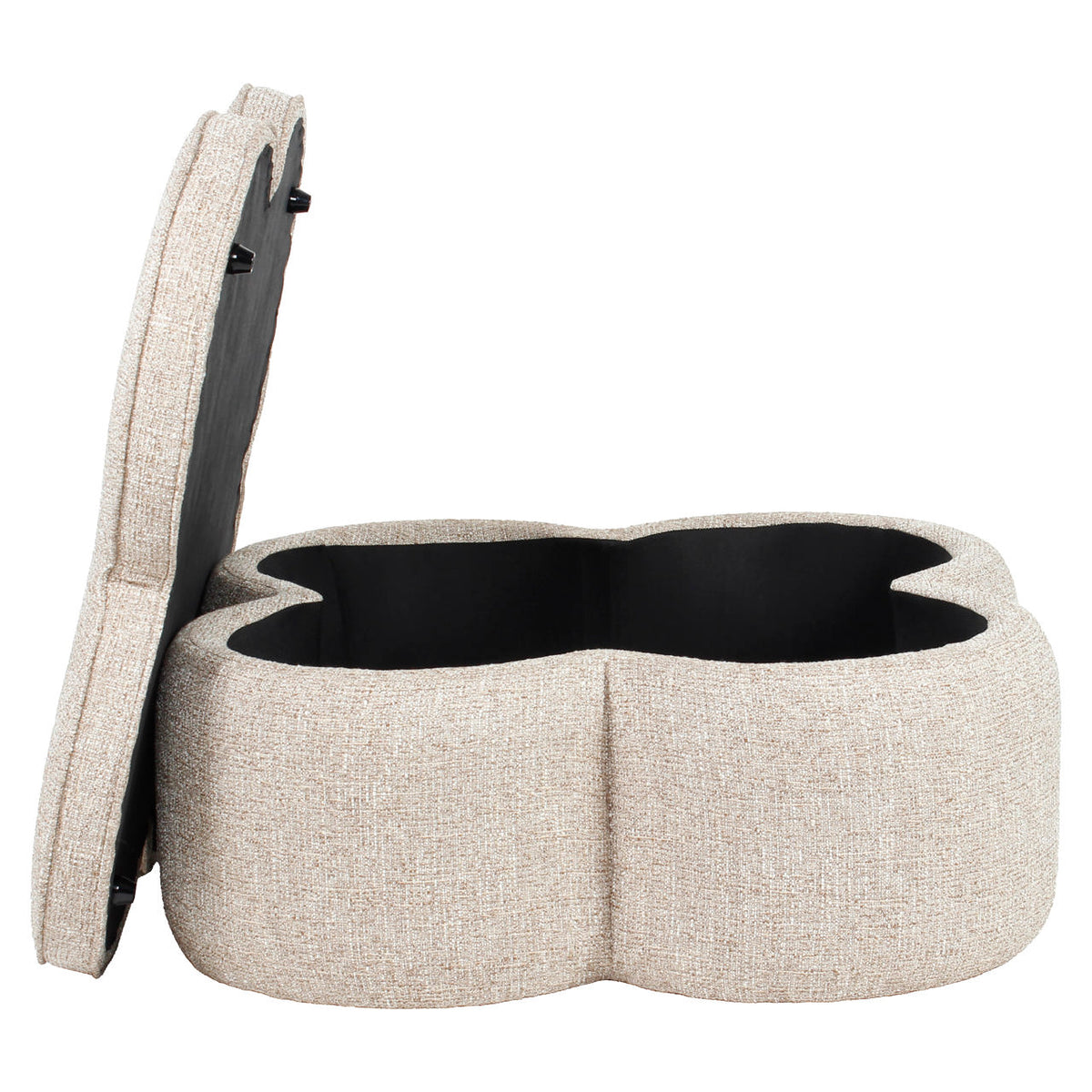 Hocker & Fußbank Corbeau sand tweed