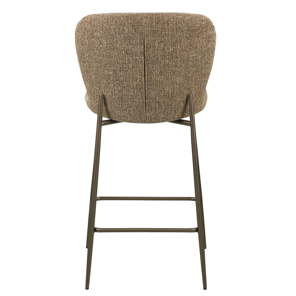 Thekenstuhl Odarby brown tweed fire retardant