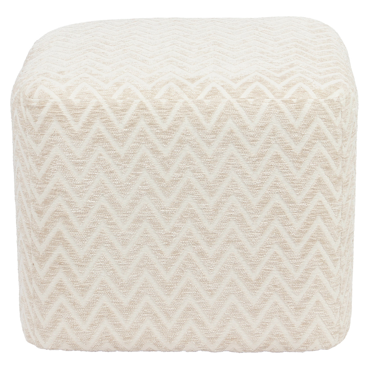 Hocker & Fußbank Ciela beige chevron