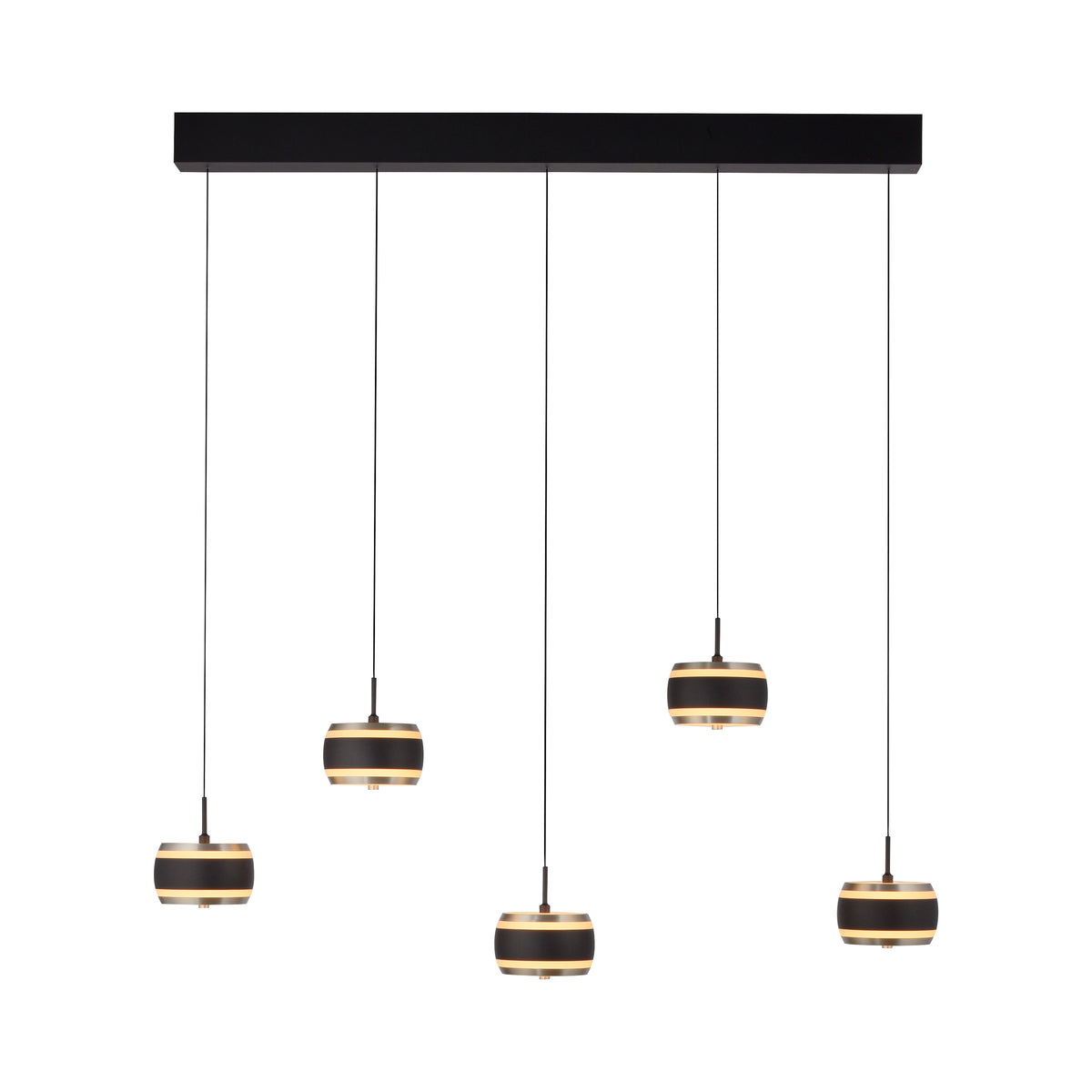 PURE Falling Rings, Pendelleuchte, 1010x130x2000