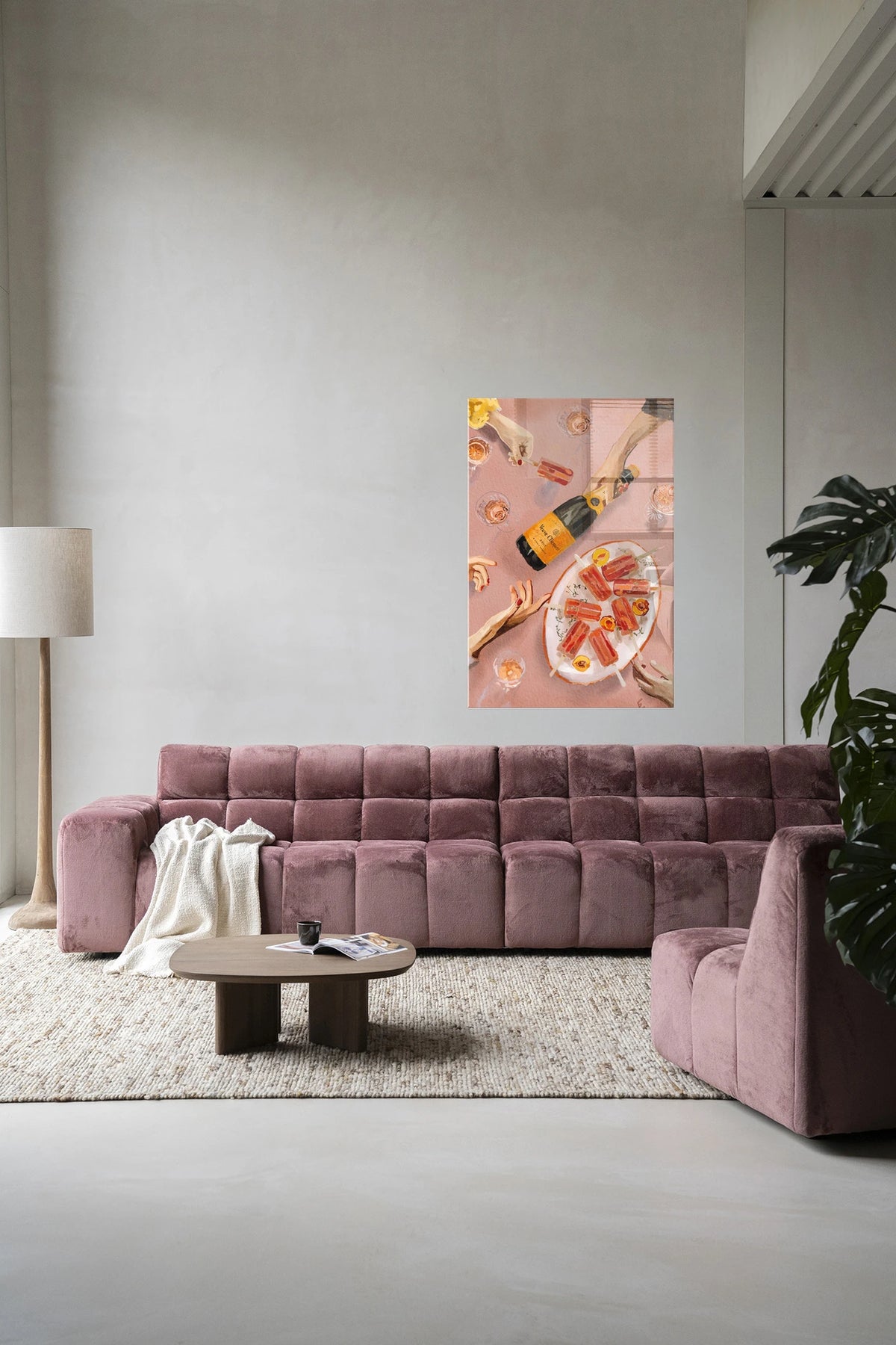 Wandbild - Champagne and Icecreams