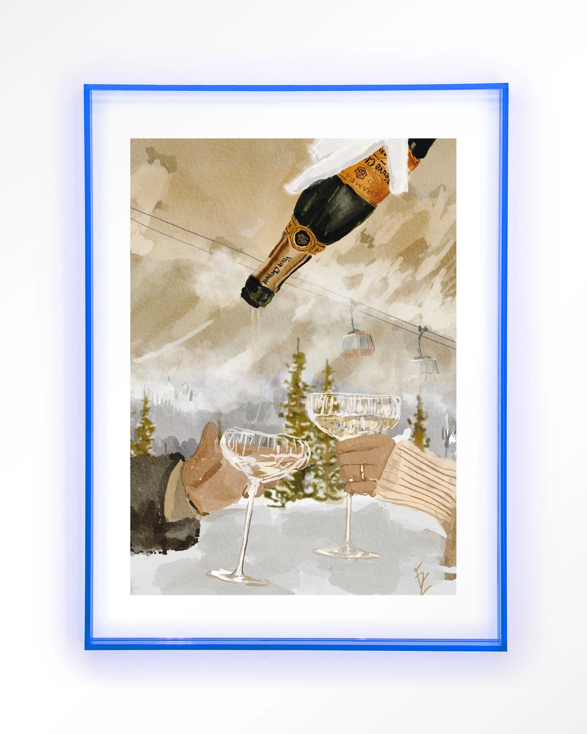Wandbild - Champagne