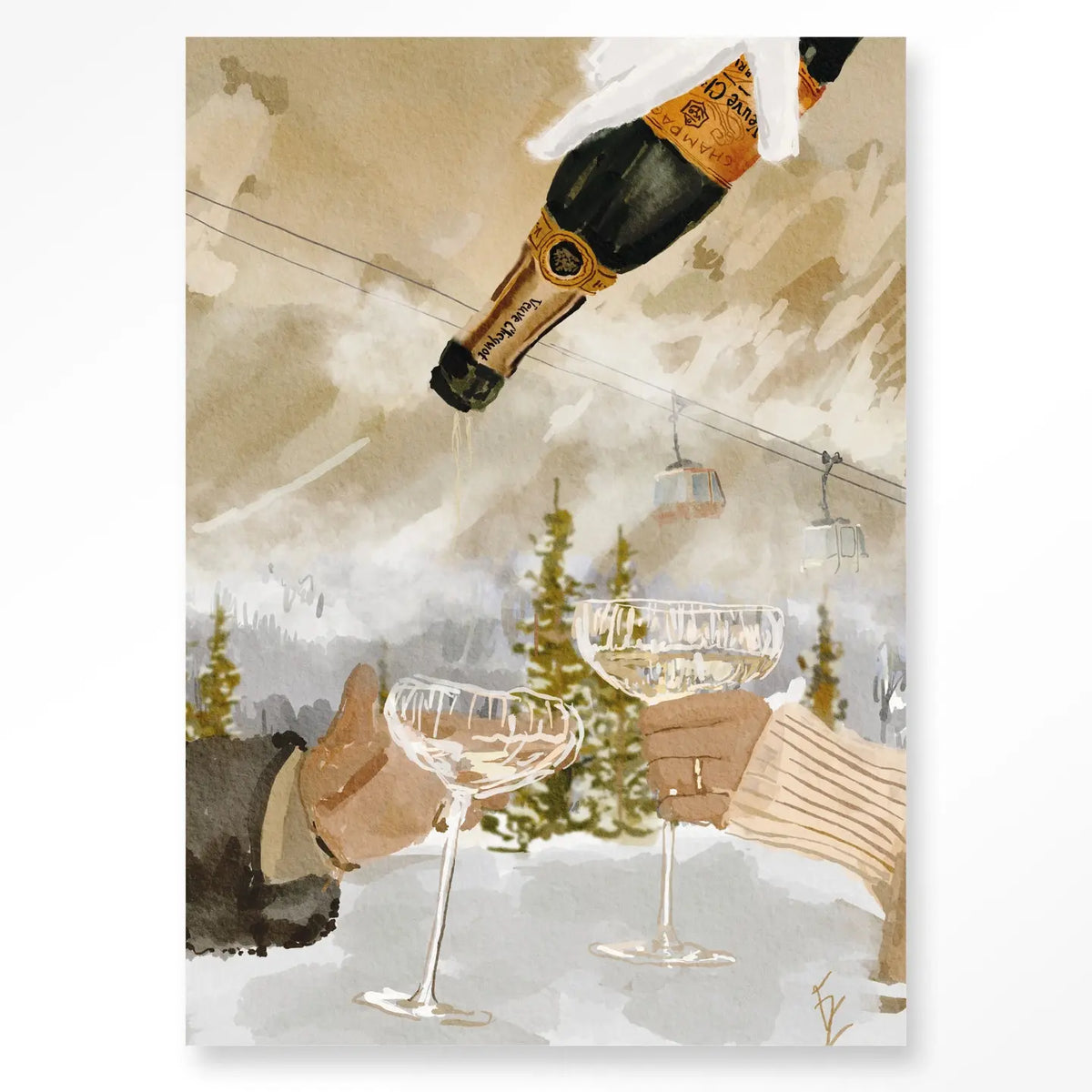 Wandbild - Champagne