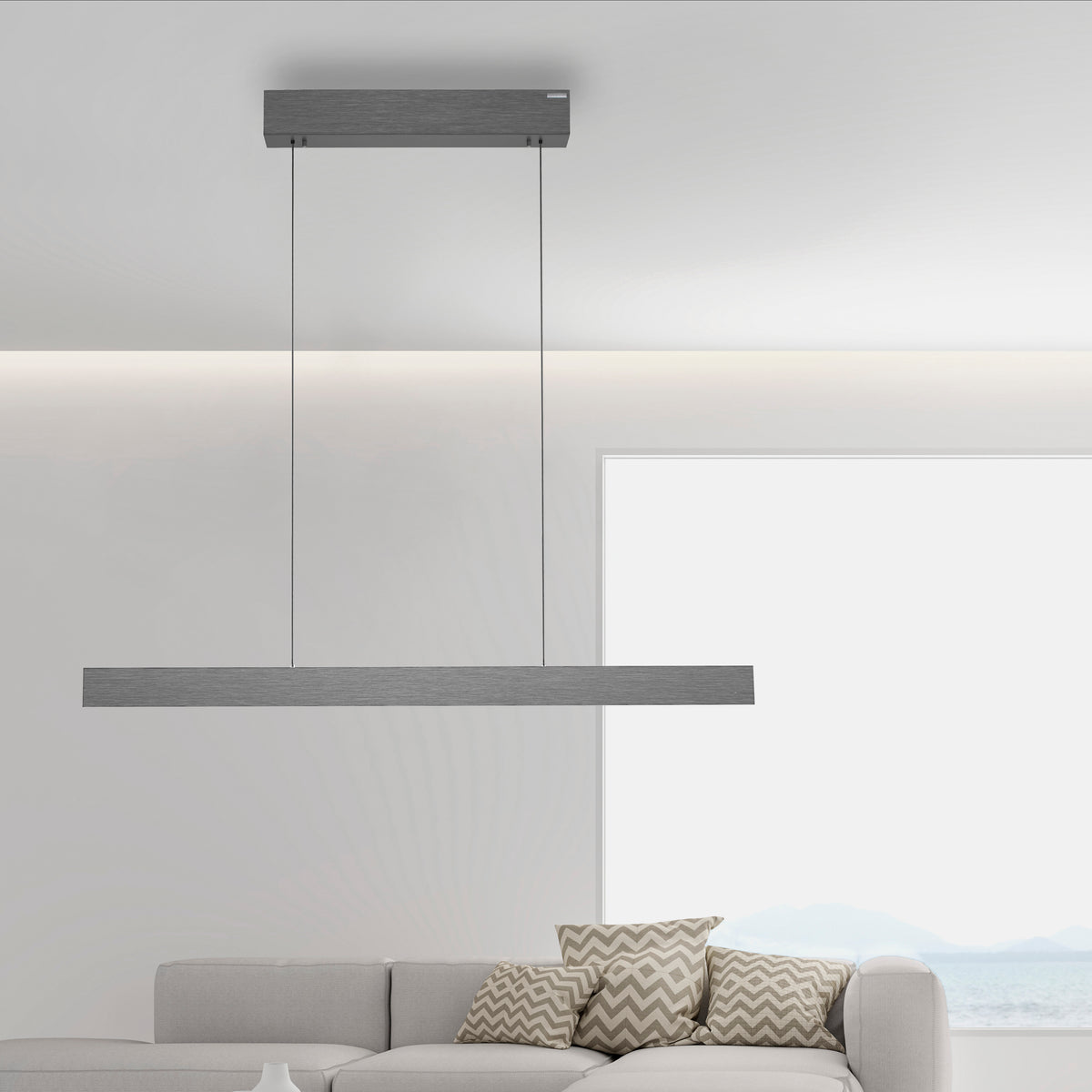 PURE E-Motion, Pendelleuchte, 1200x82x2400