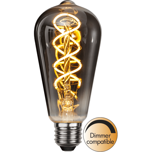 LED Kolben 2W 2100K Ø6,4cm Dimmbar