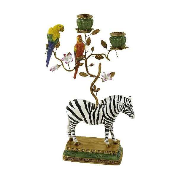 Kerzenleuchter - Zebra