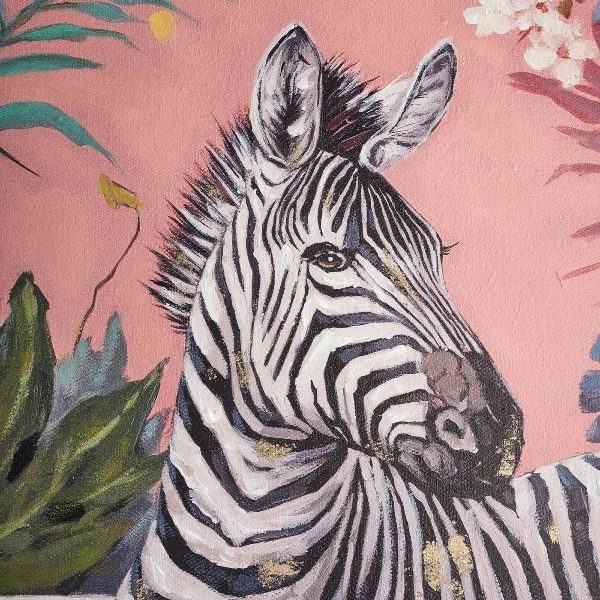 Wandbild - Zebra