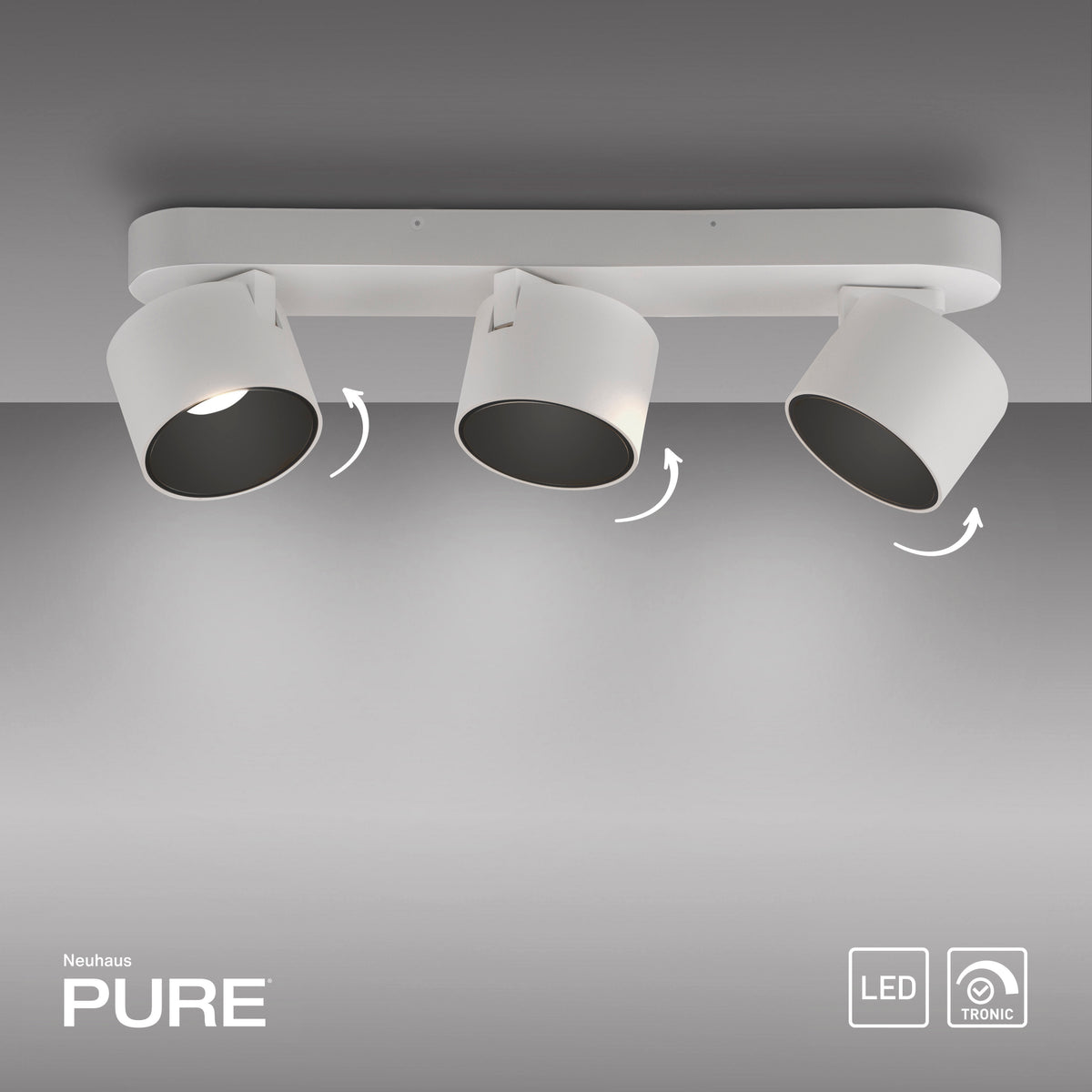 PURE Cup, Deckenleuchte, 555x180x165