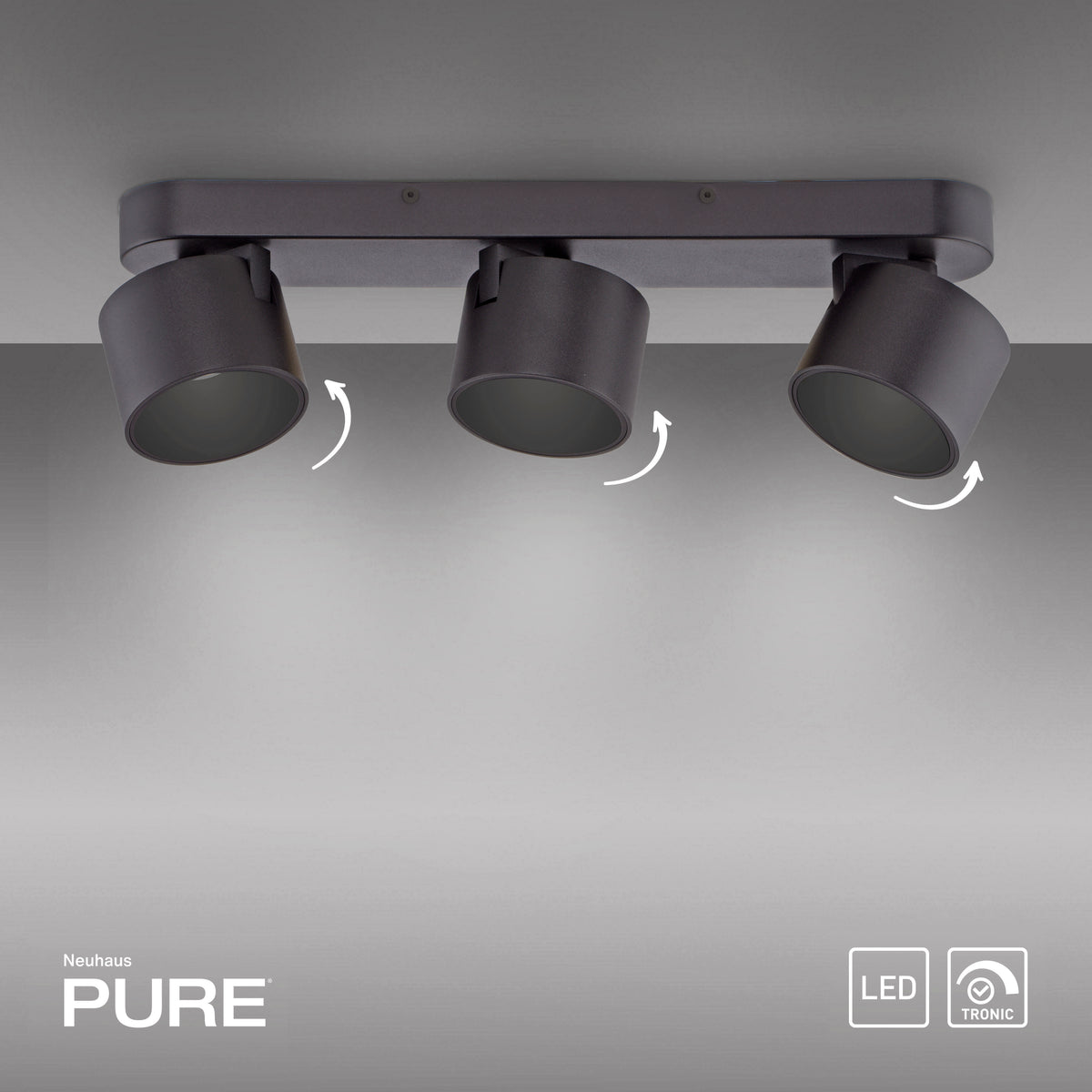 PURE Cup, Deckenleuchte, 555x180x165