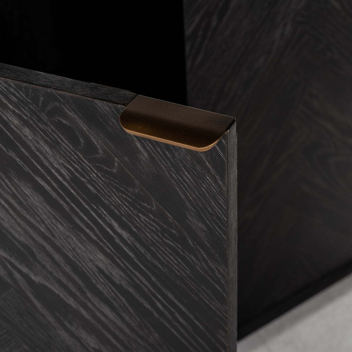 Vitrine Blackbone Brass black rustic