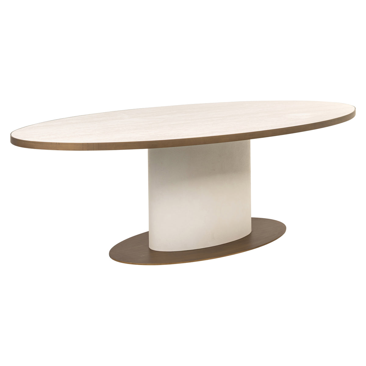 Esstisch Tivoli white oval 230