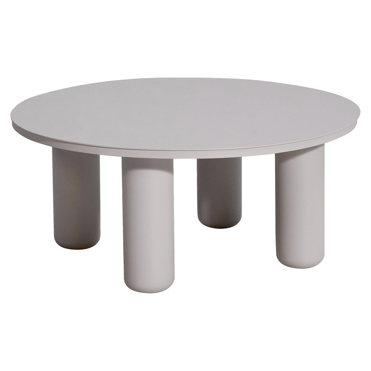 Gartencouchtisch Quinn light beige 86Ø