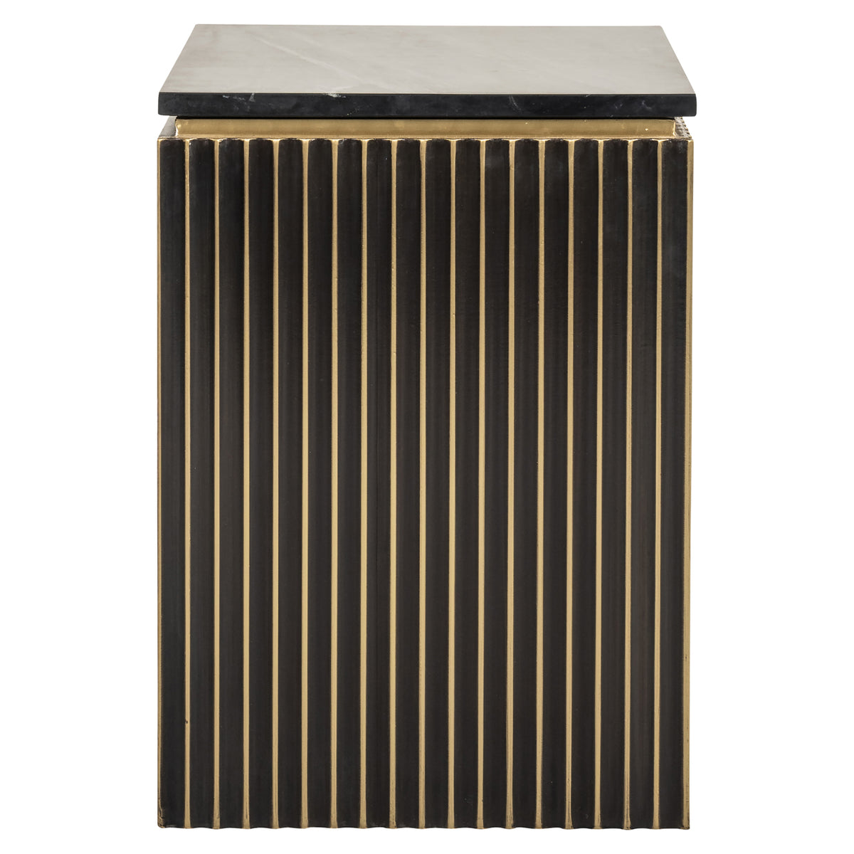 Nachttisch Les Arcs brushed gold
