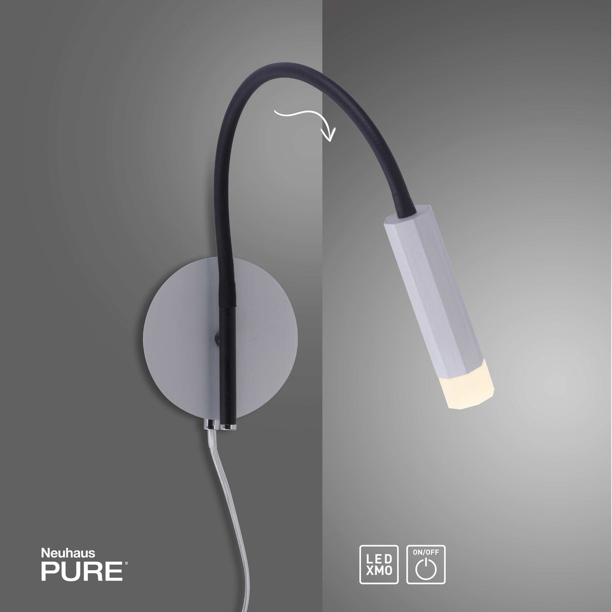 PURE Gemin, Wandleuchte, 530x400x650