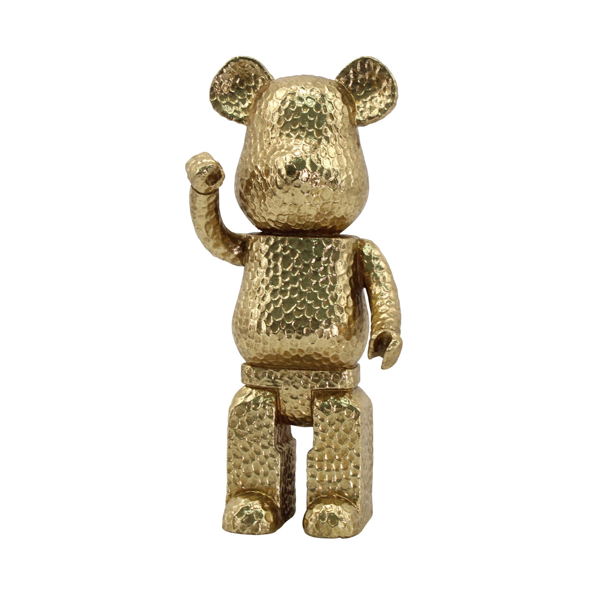 Dekoratives Objekt Bear gold standing