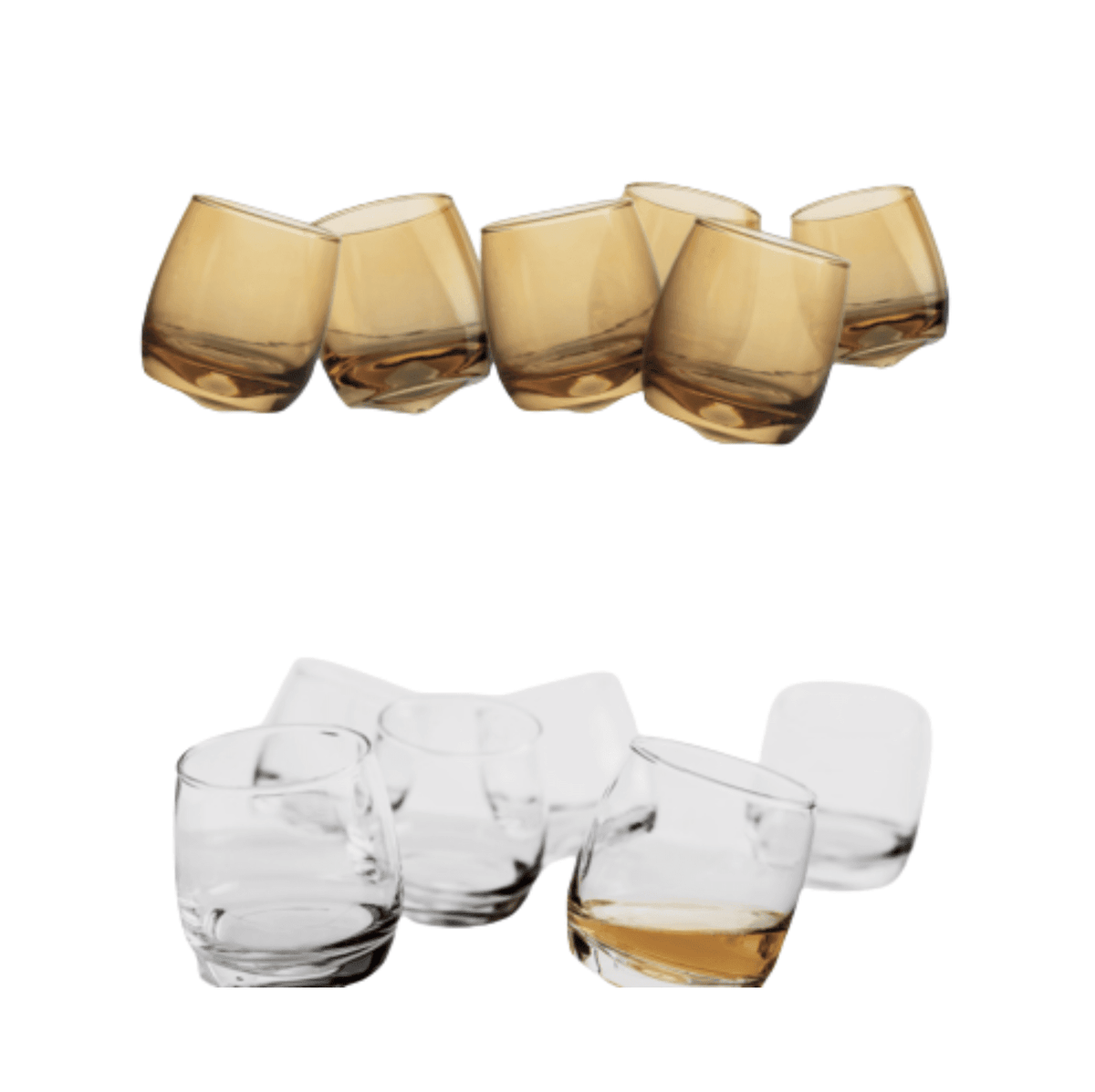 Trinkgläser - Rounded base - 6-pcs