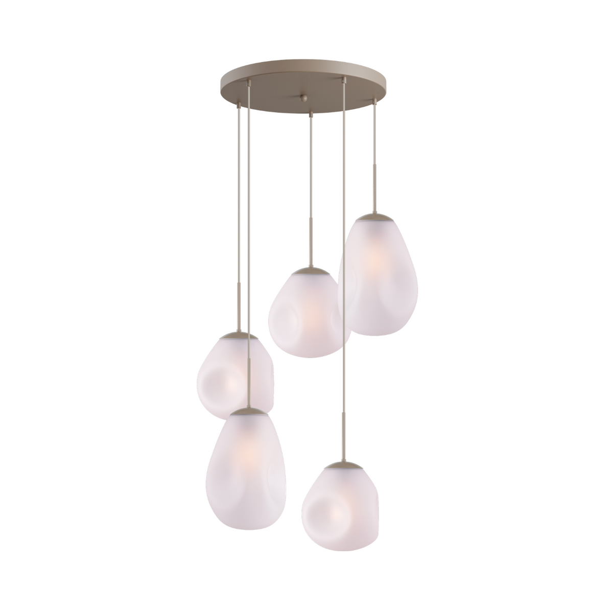 Pendelleuchte - Bubble 5er Rondell (V2)