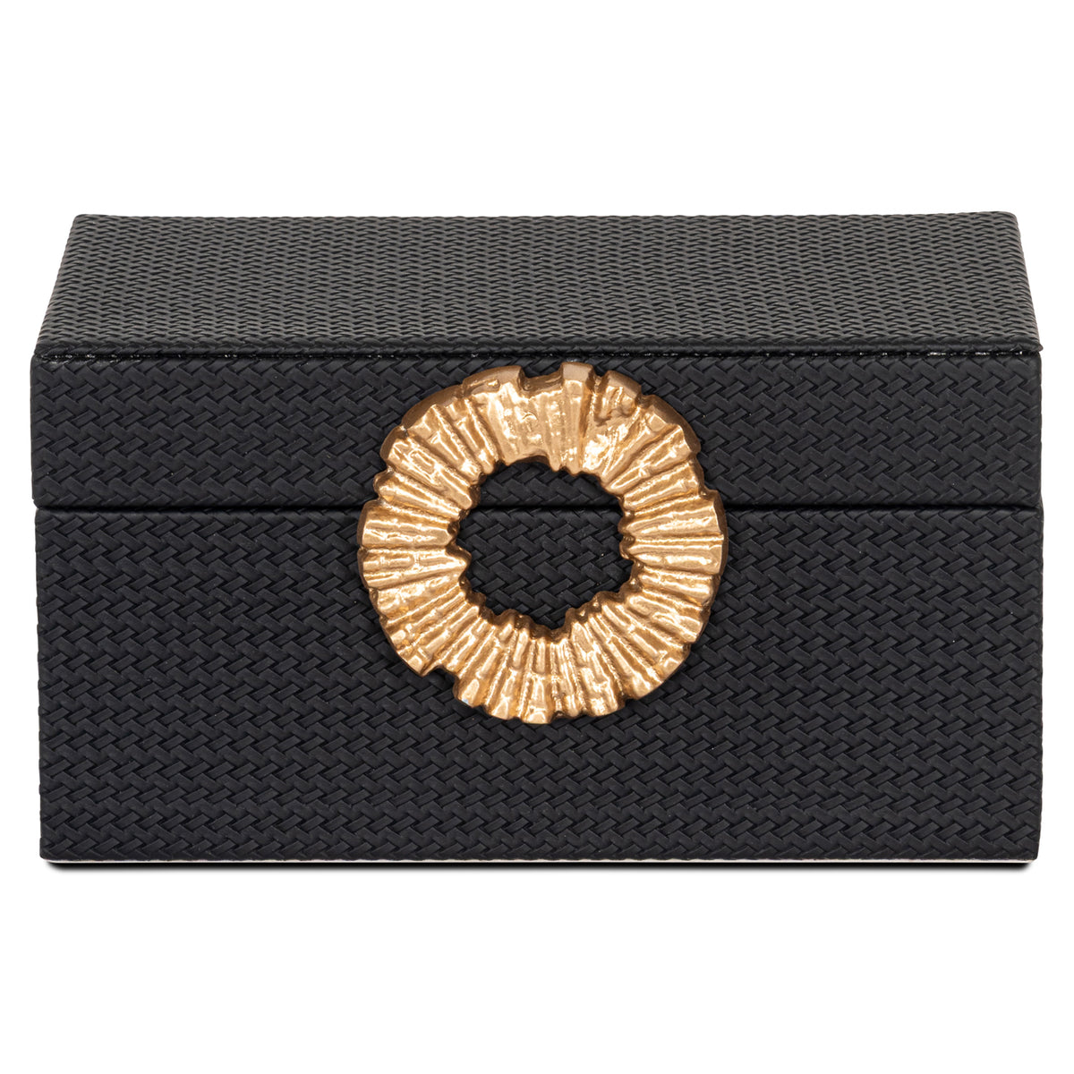 Aufbewahrungsbox Amal black/gold small