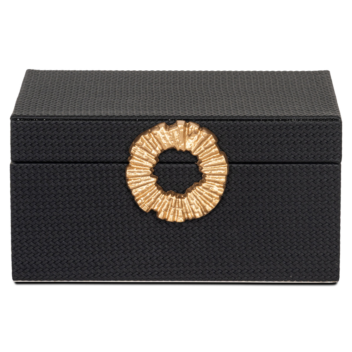 Aufbewahrungsbox Amal black/gold large