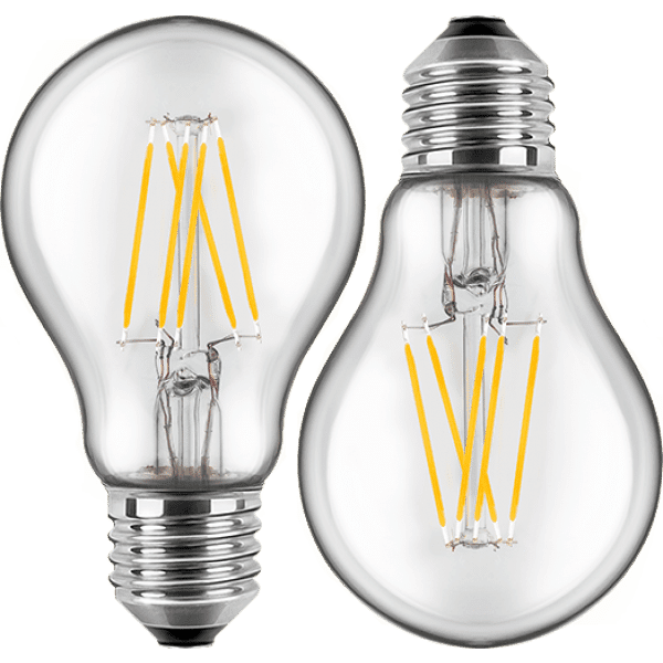 Leuchtmittel - Tropfen 7W (≈60W) 2700K Ø6cm 2er Set