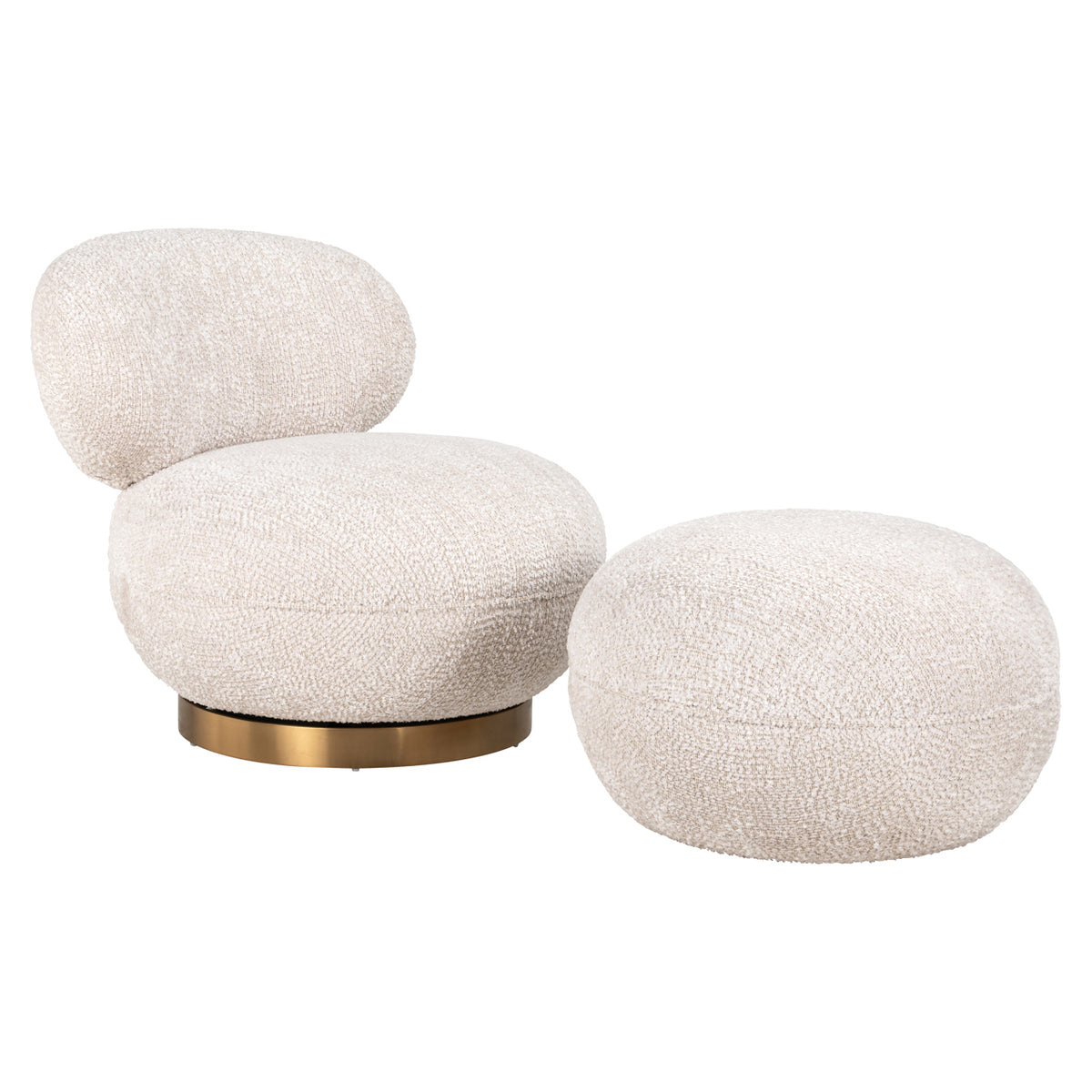 Hocker & Fußbank Jace lovely cream