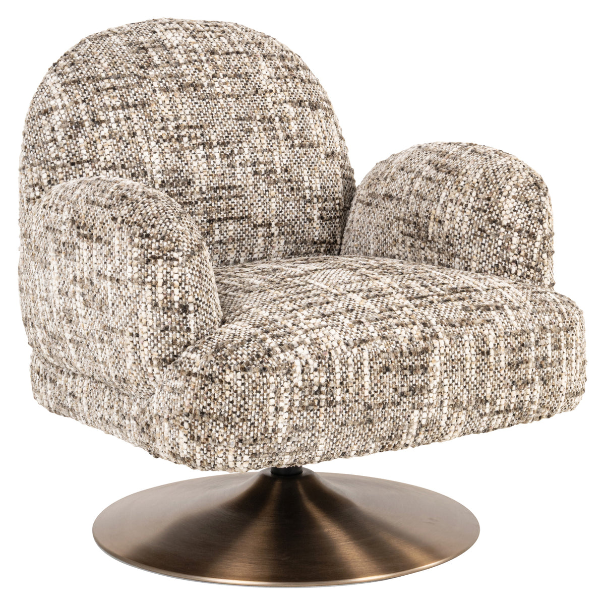Lounge Stuhl Kagney brown omara swivel