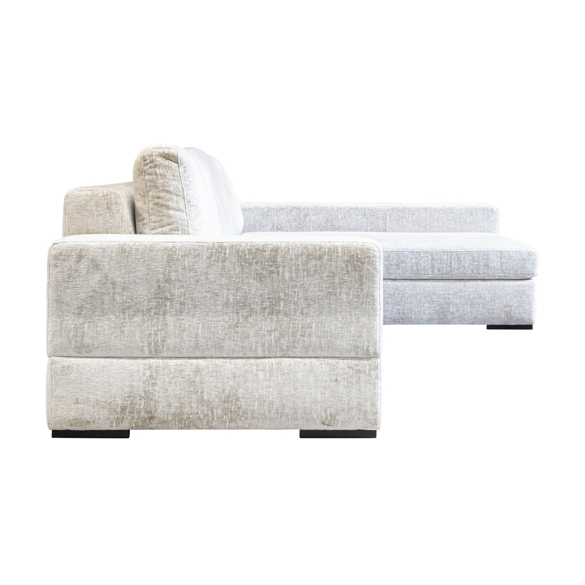 Sofa Pasha pearl island 3-seater + lounge right fully upholstered