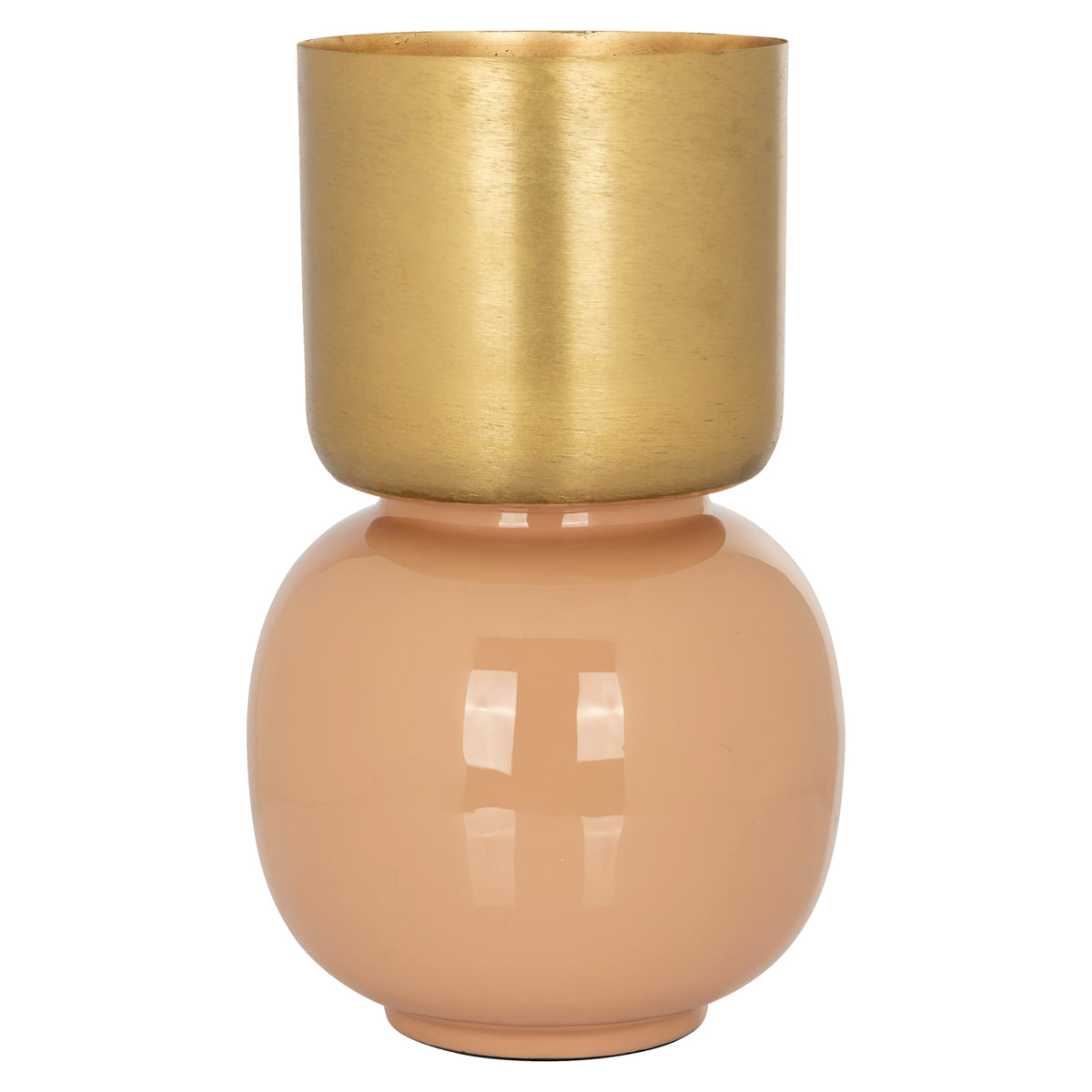 Vase Calla brushed gold