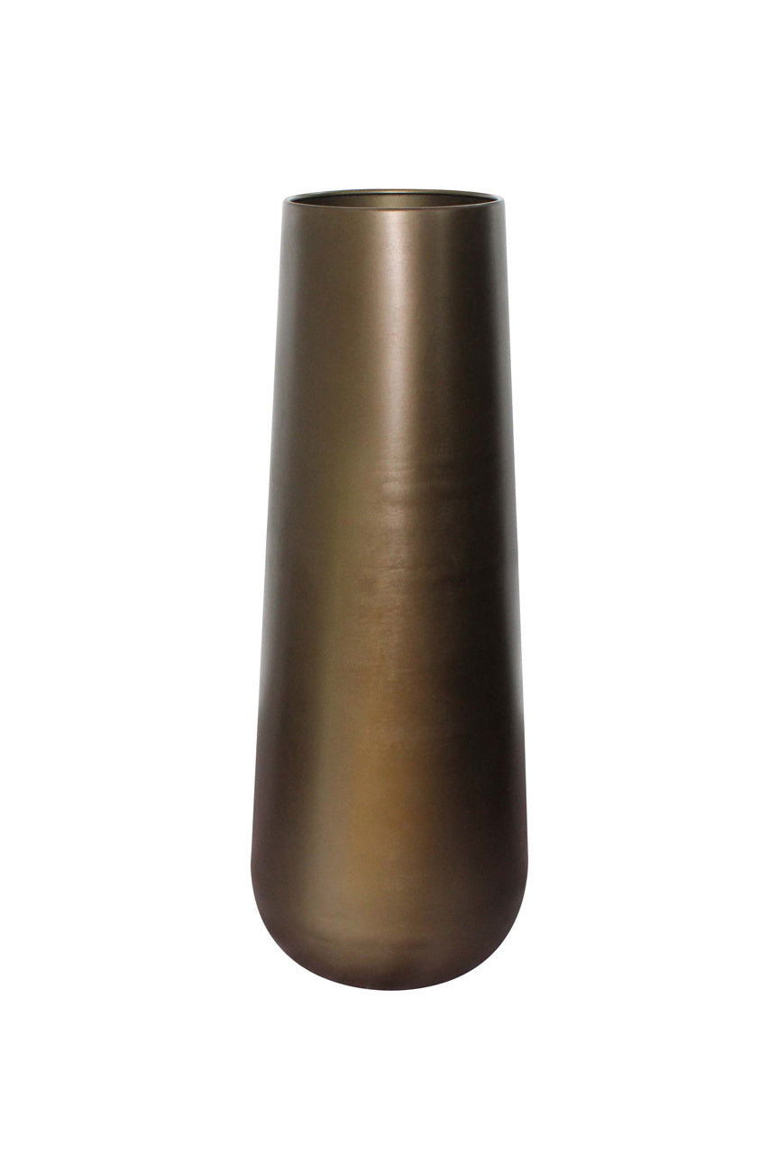 Vase Kenza brass antique small
