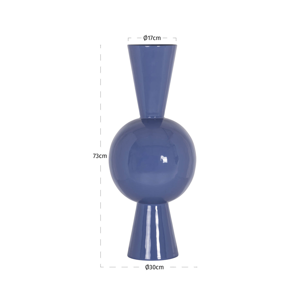Vase Arliss very peri