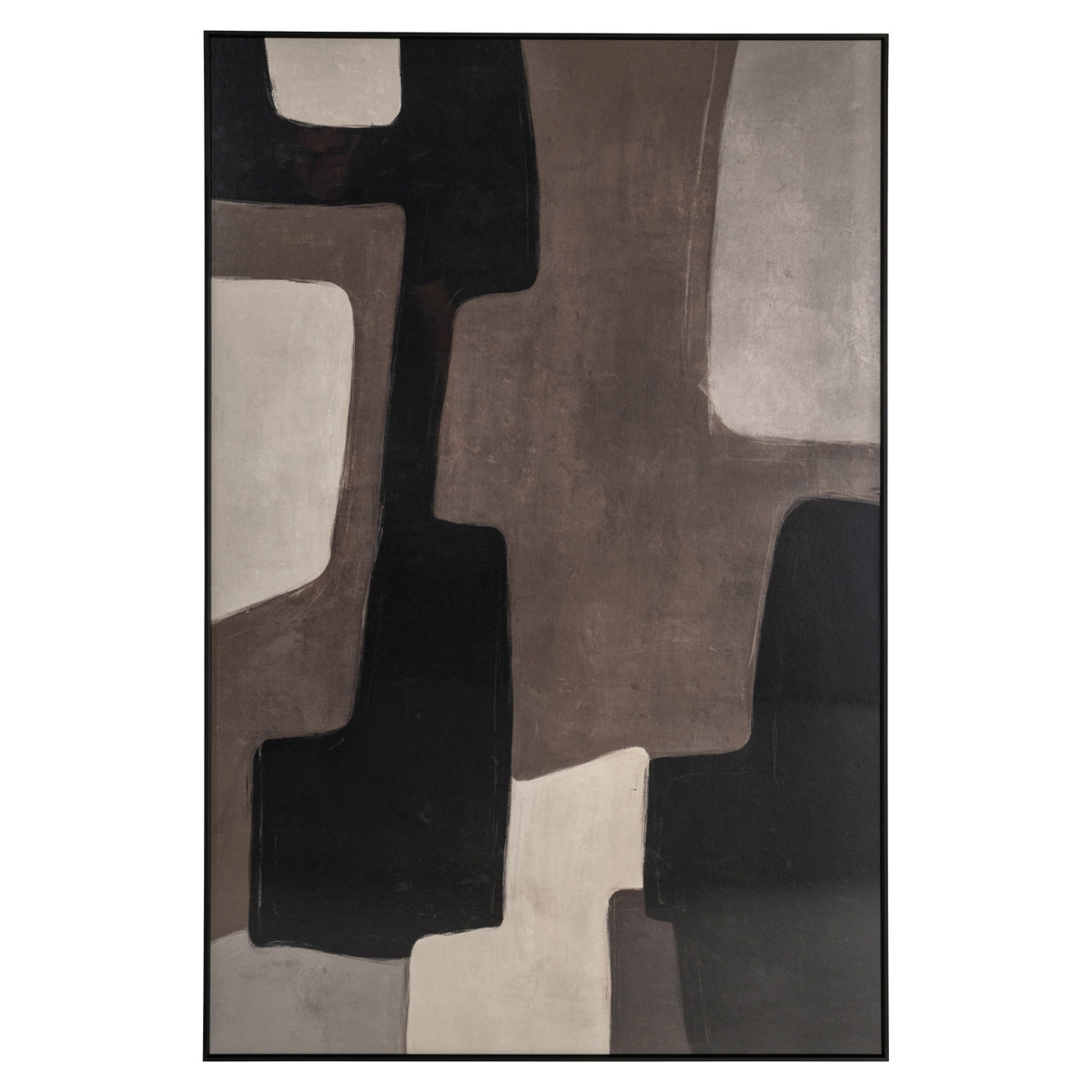 Wandkunst Mirage brown left