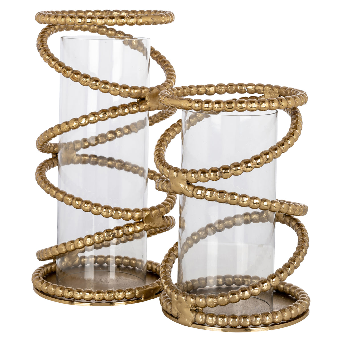Windlicht Jaden brushed gold large