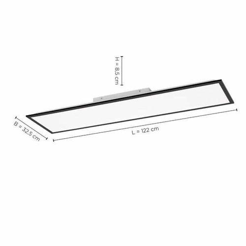 Deckenleuchte - Frame black 120x30cm