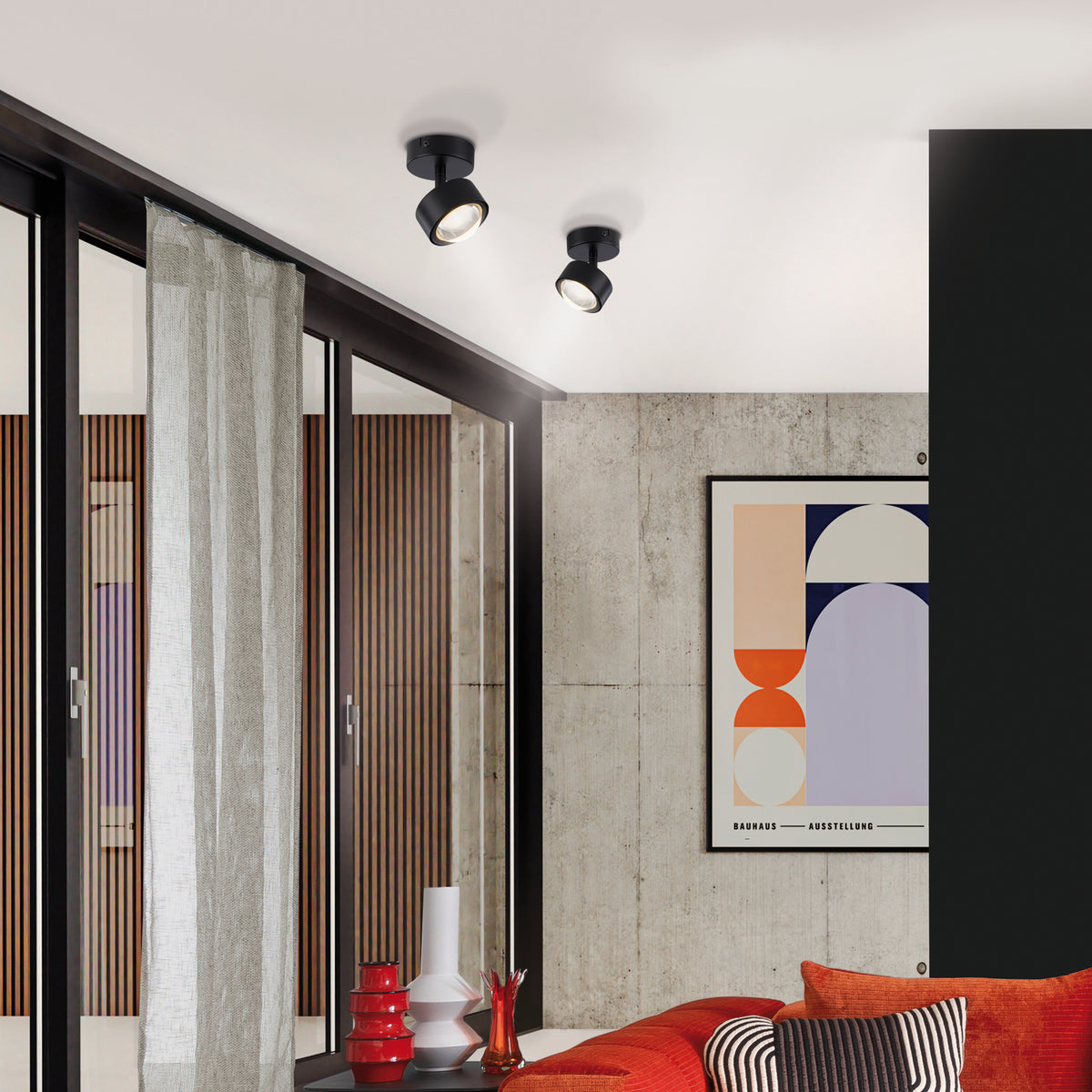 KULU, Deckenleuchte, 105x80x125x80