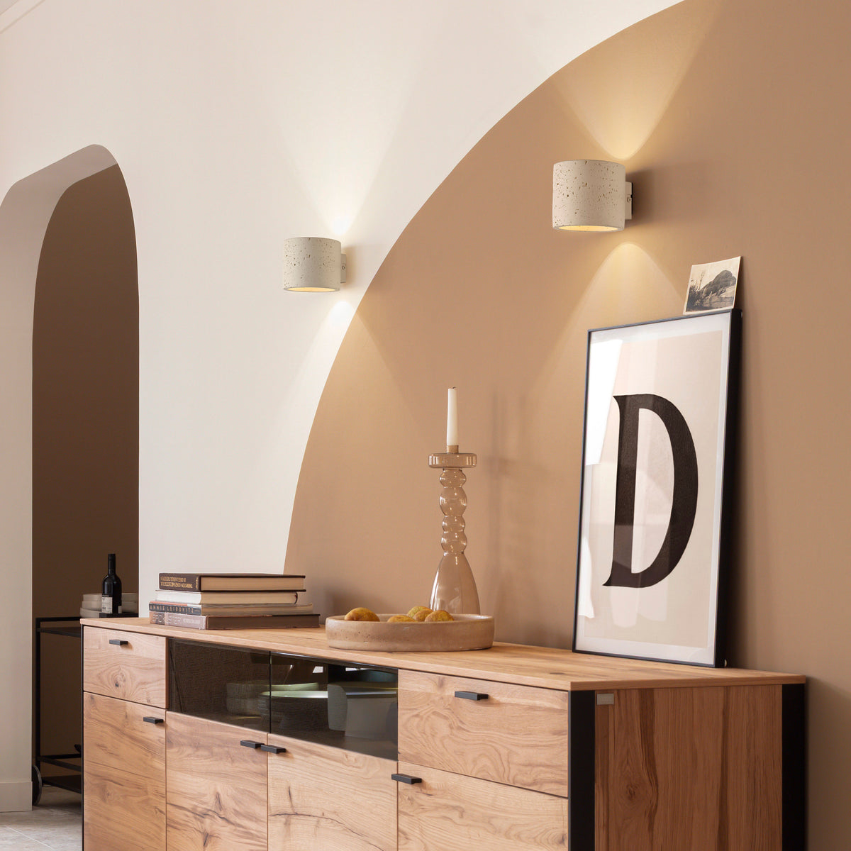 TRAVENTA, Wandleuchte, 140x120x100x120