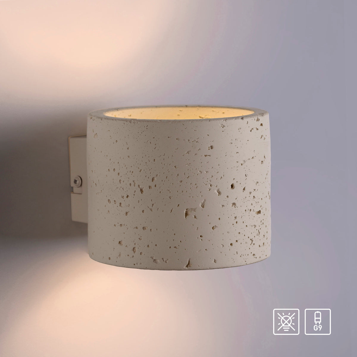 TRAVENTA, Wandleuchte, 140x120x100x120