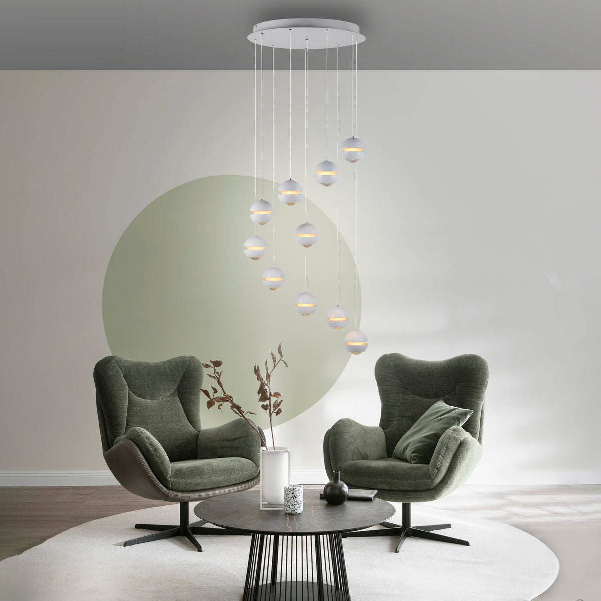 LINI, Pendelleuchte, 550x550x2200x550