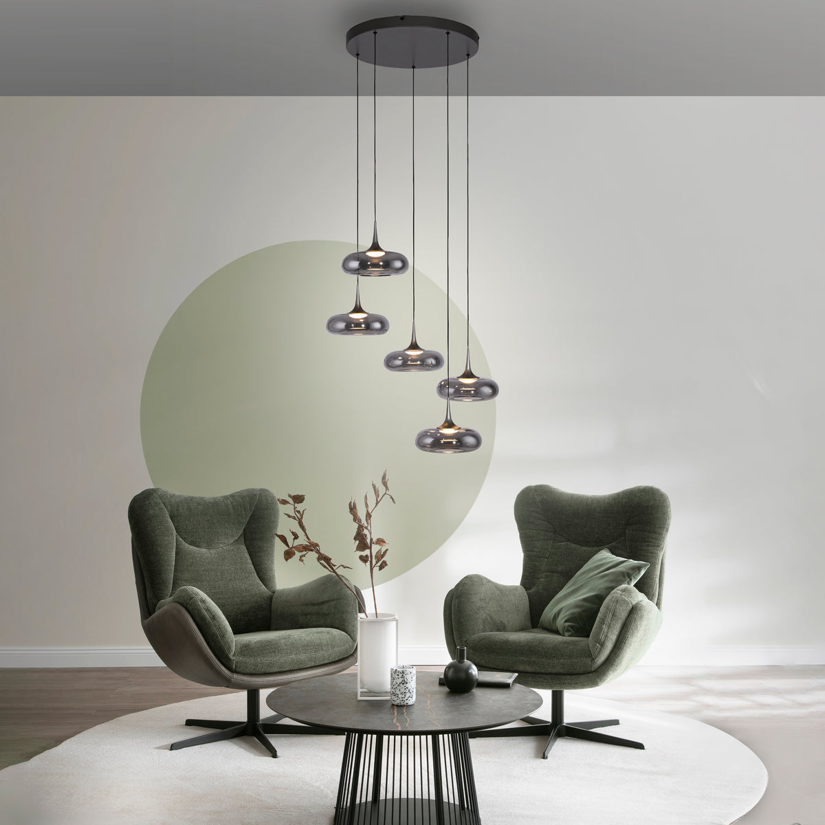 POSH, Pendelleuchte, 620x620x2000x620
